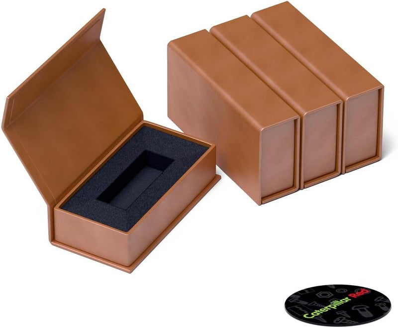 CATERPILLAR 4 x Magnetic USB Presentation Gift Boxes, Copper Colour, Flash Drives, Removable Drives, Wedding USB Box, Wedding Presentation Gift Box, 4, Photography, Present/Gift - Image 2